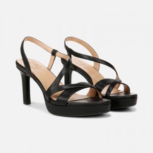 Naturalizer Abby Dress Sandal for Women Black JJ61-6551V0