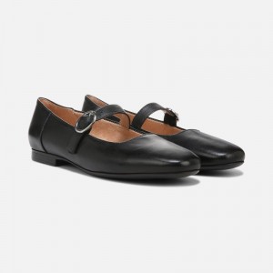 Naturalizer Kelly Mary Jane Flat for Women Black YG10-7110O3
