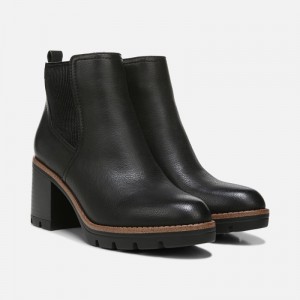 Naturalizer Madalynn Gore Water Repellent Bootie for Women Black ZO34-0794V8
