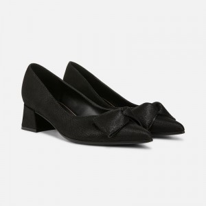 Naturalizer Mavis Bow Pump for Women Black OM21-1431U0