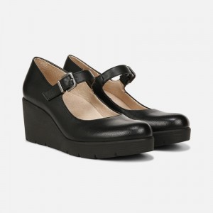 Naturalizer SOUL Adore Mary Jane Wedge for Women Black SY14-8484T4
