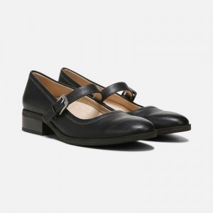 Naturalizer SOUL Ramona Mary Jane Flat for Women Black ZO56-6486E2