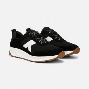 Naturalizer Shay Jogger Lace Up Sneaker for Women Black TM17-6567U6