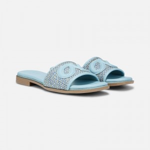 Naturalizer Genevieve Slide Sandal for Women Blue UP64-7444A8