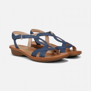 Naturalizer SOUL Solo Sandal for Women Blue LD54-7594W7