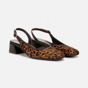 Naturalizer Jayla Slingback Pump for Women Brown Multi EU01-9351Z5