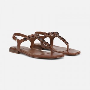 Naturalizer 27 EDIT Nara Sandal for Women Brown QP24-9204X8