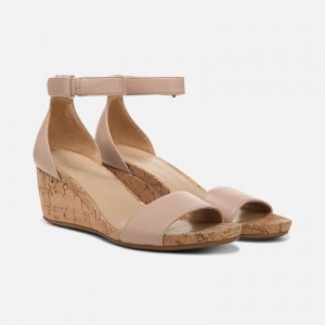 Naturalizer Areda Wedge Sandal for Women Brown NA67-4617H2