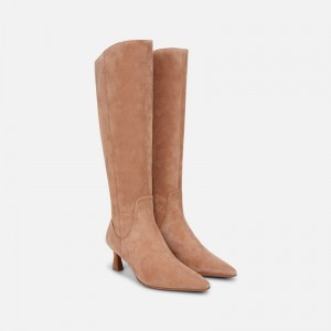 Naturalizer Deesha Wide Calf Knee High Boot for Women Brown OG32-5422A1
