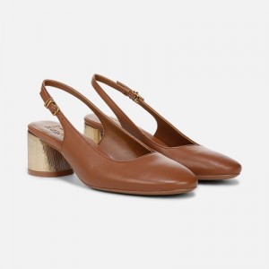 Naturalizer Lane Slingback Pump for Women Brown FA53-5473R7