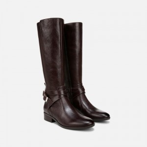 Naturalizer Rena 2 Extra Wide Calf Riding Boot for Women Brown CW66-3746J7