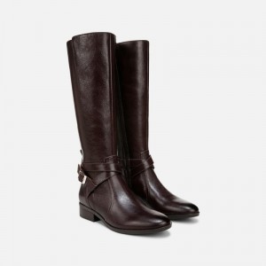 Naturalizer Rena 2 Narrow Calf Riding Boot for Women Brown PD33-3513S6