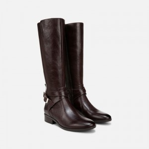 Naturalizer Rena 2 Wide Calf Riding Boot for Women Brown UT11-9011H4