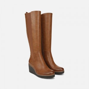 Naturalizer SOUL Adrian Knee High Boot for Women Brown JH14-5664I2