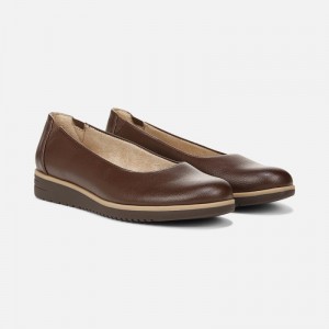 Naturalizer SOUL Idea Ballet Flat for Women Brown TH16-8786V5