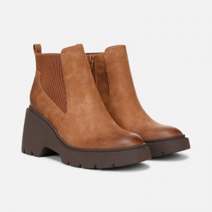 Naturalizer Soul Cora Ankle Boot for Women Brown OS22-1512K5