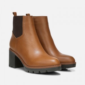 Naturalizer Verney Weatherproof Boot for Women Brown HL08-0008T6