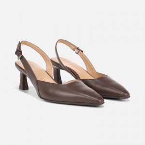 Naturalizer Dalary Slingback Pump for Women Chocolate VU08-7328B3