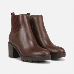 Naturalizer Verney Weatherproof Boot for Women Chocolate / Brown QF23-5213Z7
