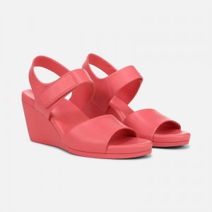 Naturalizer Imani Wedge Sandal for Women Coral PV48-3878O1