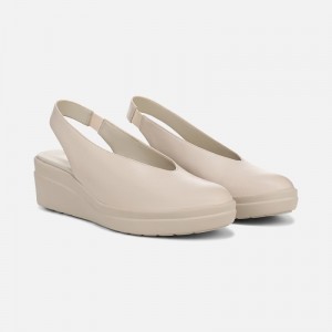 Naturalizer Sutton Slingback Wedge for Women Cream DY85-9195Z0