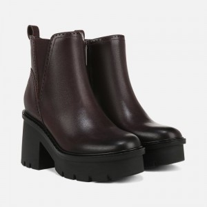 Naturalizer Quest Bootie for Women Dark Brown GX10-0520L5