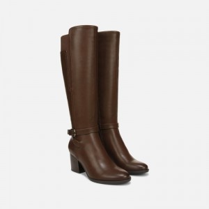 Naturalizer SOUL Uptown Knee High Boot for Women Dark Brown KK85-8065Z7