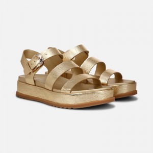Naturalizer 27 EDIT Zizi Sandal for Women Dark Gold NB86-3026U0