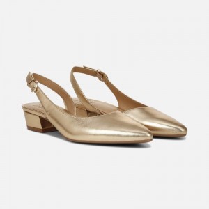 Naturalizer Banks Pointed Toe for Women Dark Gold FJ21-7431H5