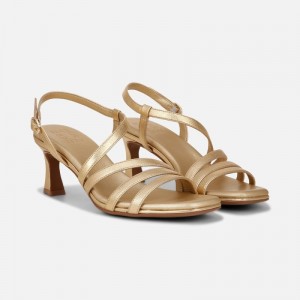 Naturalizer Galaxy Dress Sandal for Women Dark Gold BG98-1118P3