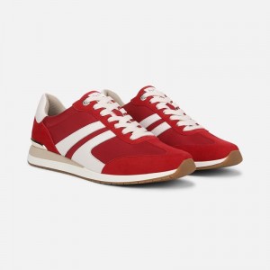 Naturalizer Lorena Lace Up Sneaker for Women Deep Red ZI18-6888P7