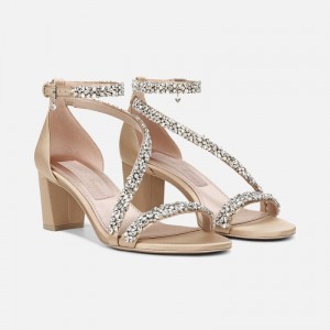 Naturalizer Ahava Dress Sandal for Women Gold IA94-8194K8