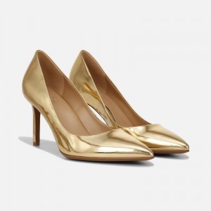 Naturalizer Anna Pump for Women Gold OR25-5265E4