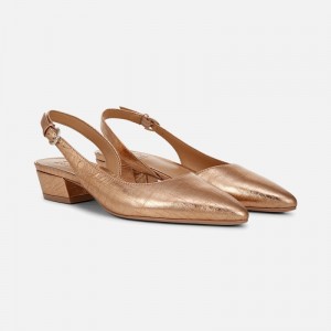 Naturalizer Banks Pointed Toe for Women Gold TI82-6722R9