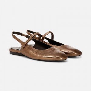 Naturalizer Connie Mary Jane Slingback for Women Gold ON08-1478X0
