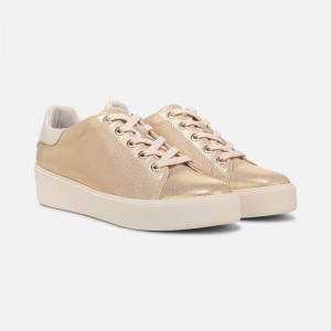 Naturalizer Morrison 2.0 Lace Up Sneaker for Women Gold DY24-0784D5