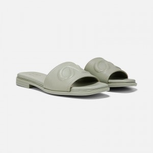 Naturalizer Genevieve Slide Sandal for Women Green GC98-2288Q1