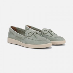 Naturalizer Keel Boat Shoe for Women Green XD26-3946N1