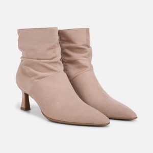 Naturalizer Tribute Ankle Bootie for Women Grey Brown OU74-4554X3