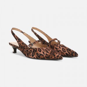 Naturalizer Grayson Mary Jane Slingback for Women Leopard MZ50-3470U2