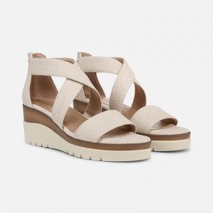 Naturalizer Soul Goodtimes Wedge Sandal for Women Light Beige EC46-8266Y1