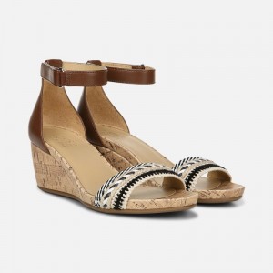 Naturalizer Areda Wedge Sandal for Women Multi / Brown WE43-5823Y1