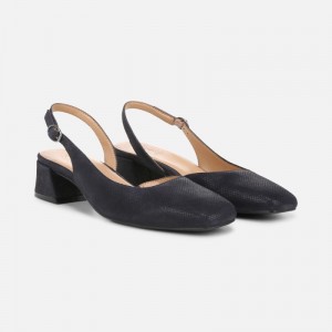 Naturalizer Jayla Slingback Pump for Women Navy LN62-0742F2