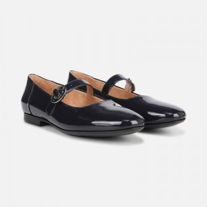 Naturalizer Kelly Mary Jane Flat for Women Navy RH73-8323B9