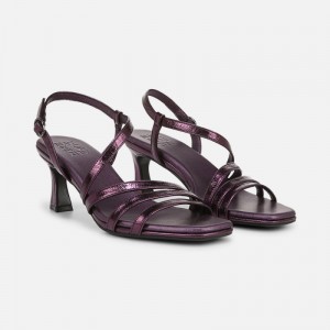 Naturalizer Galaxy Dress Sandal for Women Purple Metallic ML10-6130E2