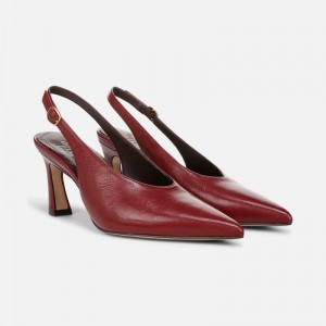 Naturalizer 27 EDIT Elaine Slingback Dress Shoe for Women Red UF05-0255P1