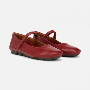 Naturalizer Behold Mary Jane Flat for Women Red XM58-8588T9