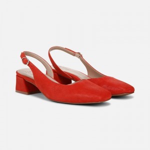 Naturalizer Jayla Slingback Pump for Women Red AF60-1610N3
