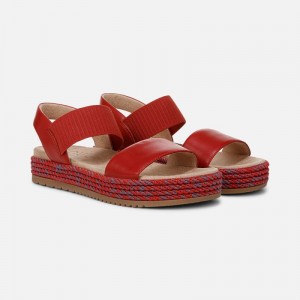 Naturalizer SOUL Diana Strappy Sandal for Women Red BZ92-8732S6