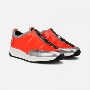 Naturalizer Think Royln Low-Breakaway Water Repellent Sneaker for Women Red SD93-1313Q7